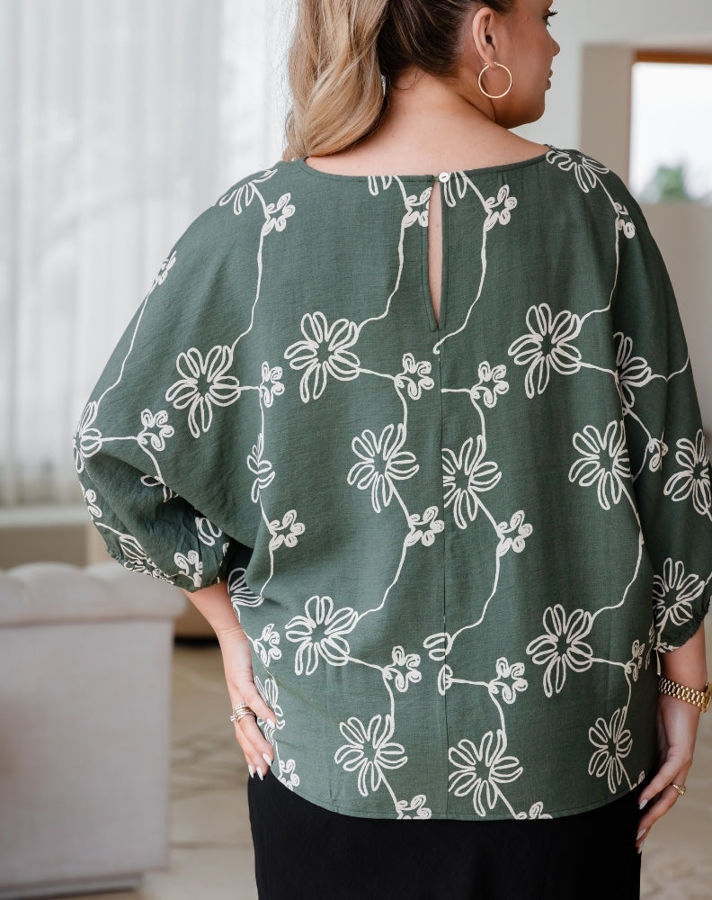 Eloise Top - Sage
