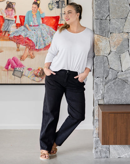 Jordyn Relaxed Jean - Black
