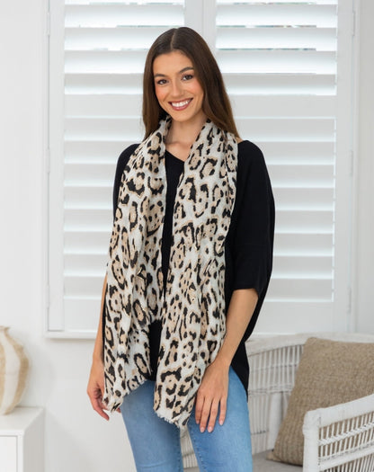 Snow Leopard Scarf