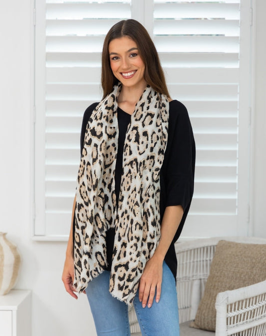Snow Leopard Scarf