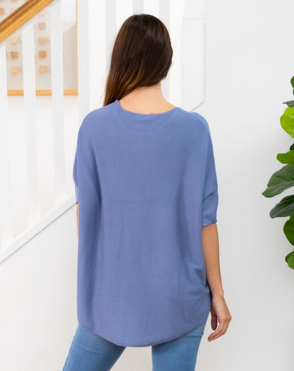 Batwing Knit - Lilac