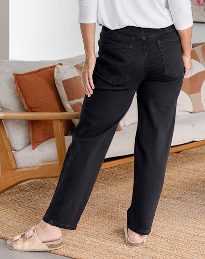 Jordyn Relaxed Jean - Black