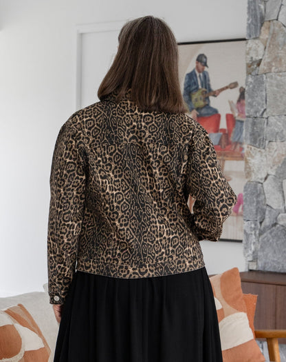 Frankie Jacket With Pockets - Leopard