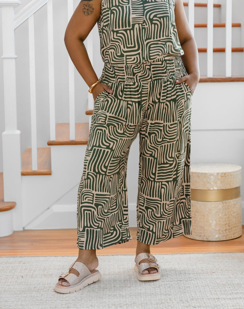 Iluka Pants - Sketch Print
