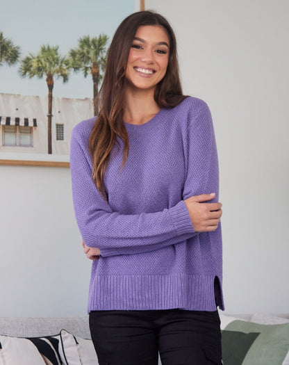 Maple Cotton Knit - Lilac