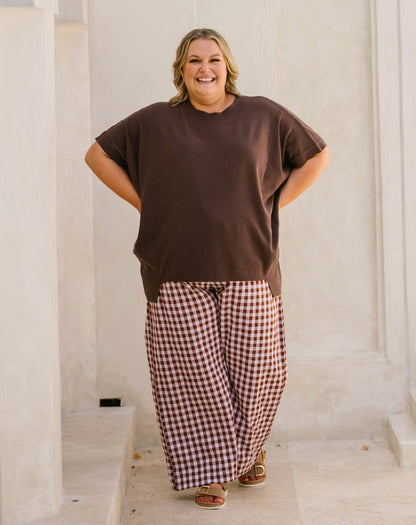 Poncho Knit - Coffee