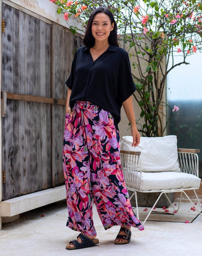 Paige Pants - Lilac Floral