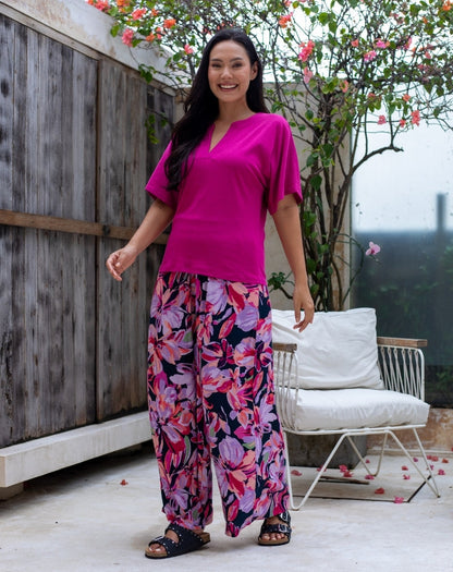 Bronte Top - Magenta