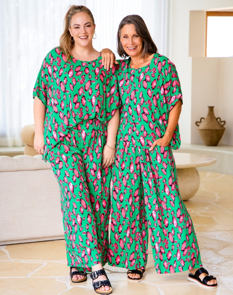 Bethany Pant - Christmas Leopard