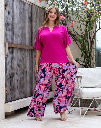 Bronte Top - Magenta