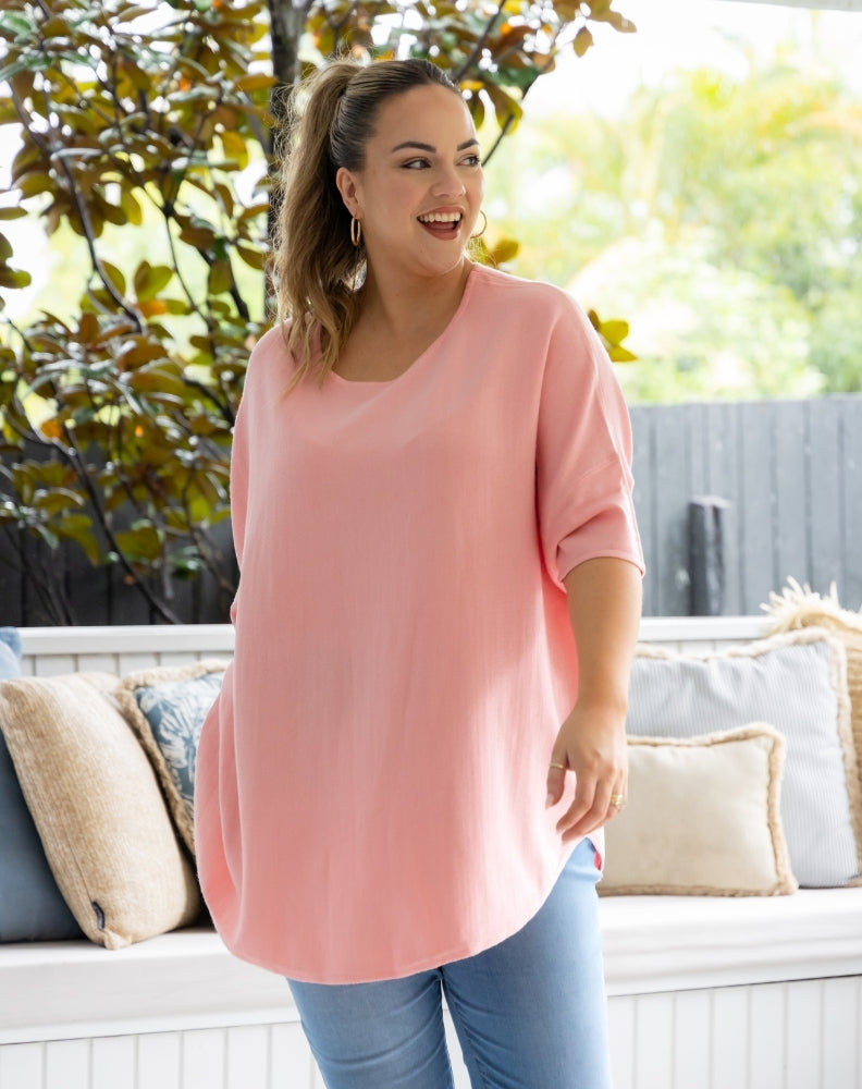 Batwing Knit - Blush
