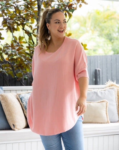 Batwing Knit - Blush