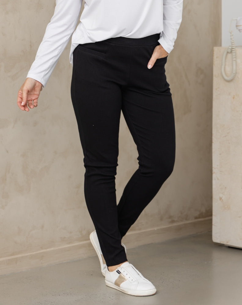Ponti Pant with Pockets - Black