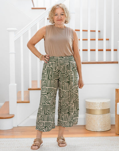 Iluka Pants - Sketch Print
