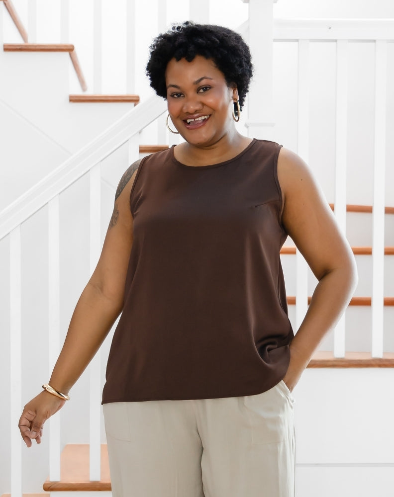 Kyra Top - Coffee