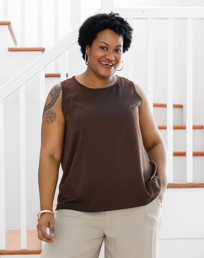 Kyra Top - Coffee