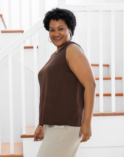 Kyra Top - Coffee