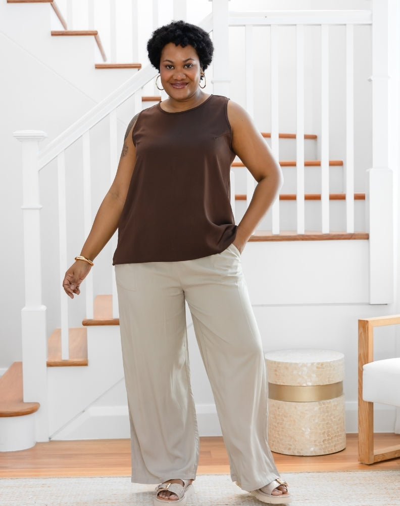 Kyra Top - Coffee