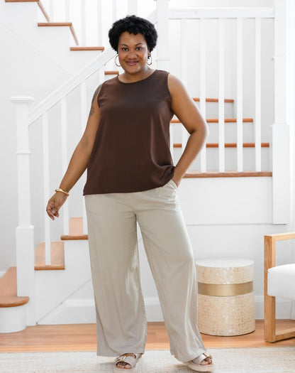 Kyra Top - Coffee