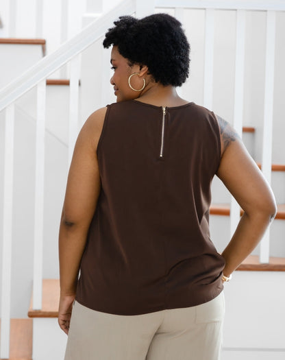 Kyra Top - Coffee