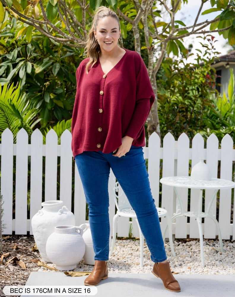 Chelsea Knit - Wine