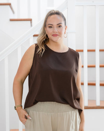 Kyra Top - Coffee