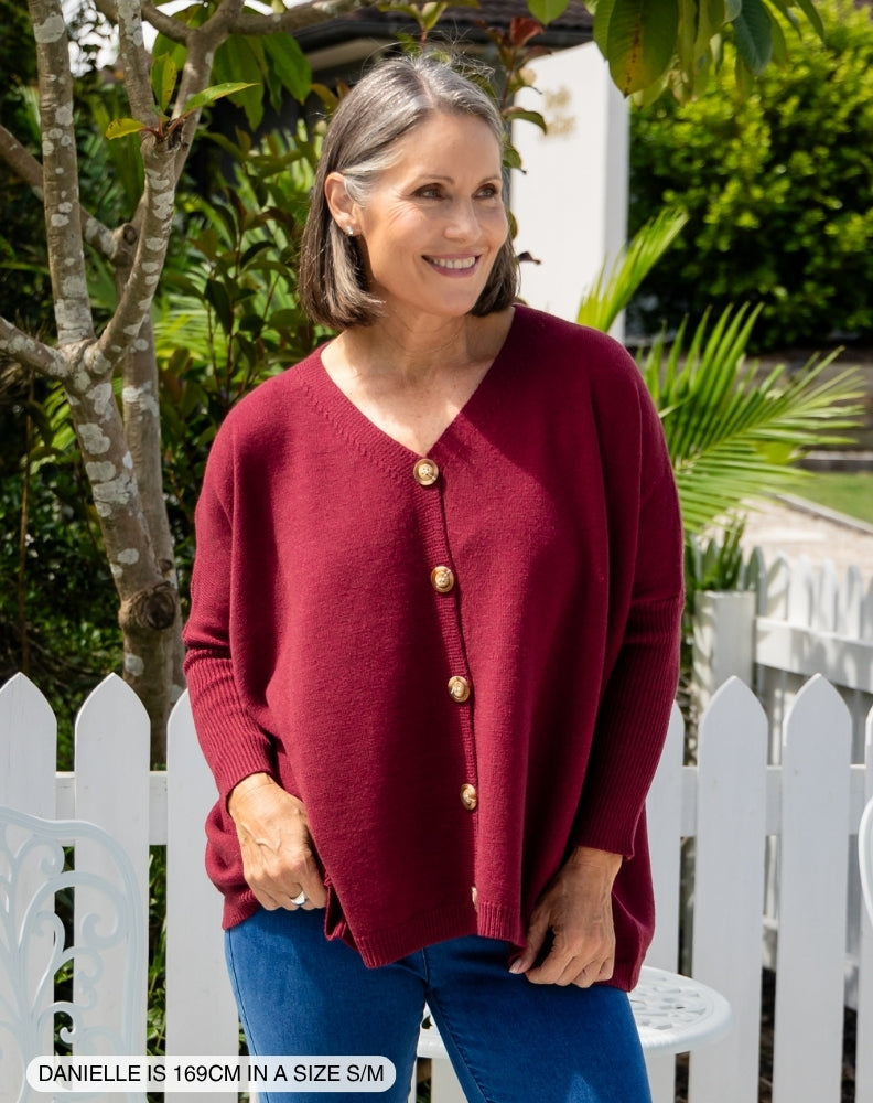 Chelsea Knit - Wine