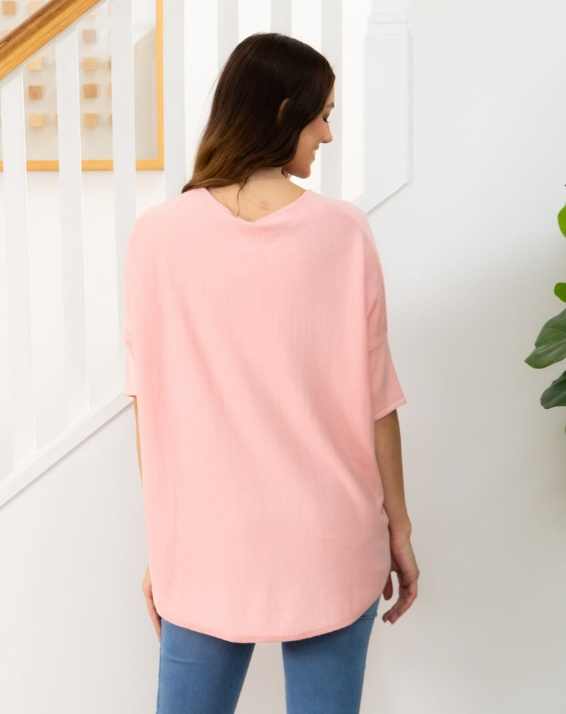 Batwing Knit - Blush