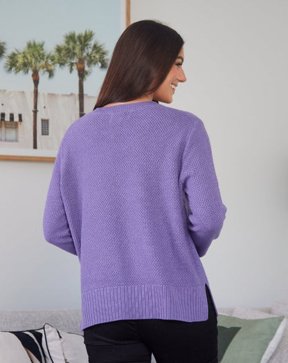 Maple Cotton Knit - Lilac