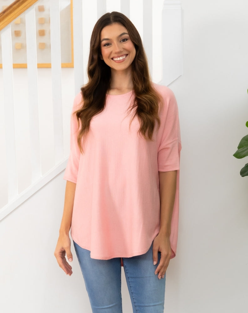 Batwing Knit - Blush