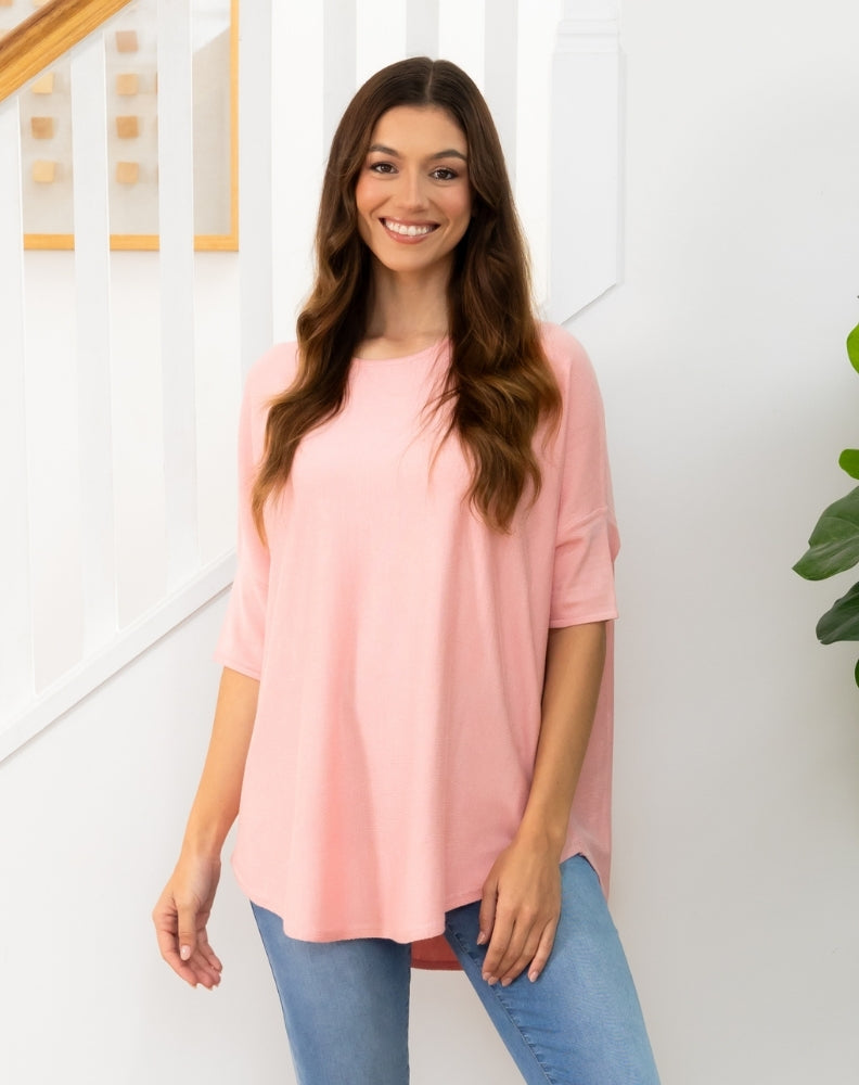 Batwing Knit - Blush