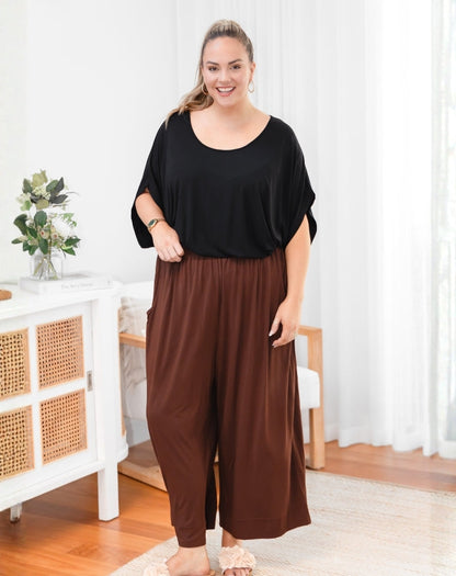 Bamboo Sammie Pant - Coffee