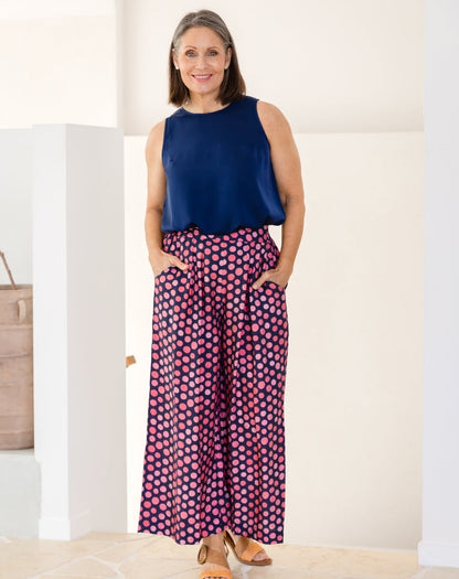 Bonnie Pant - Navy Spot