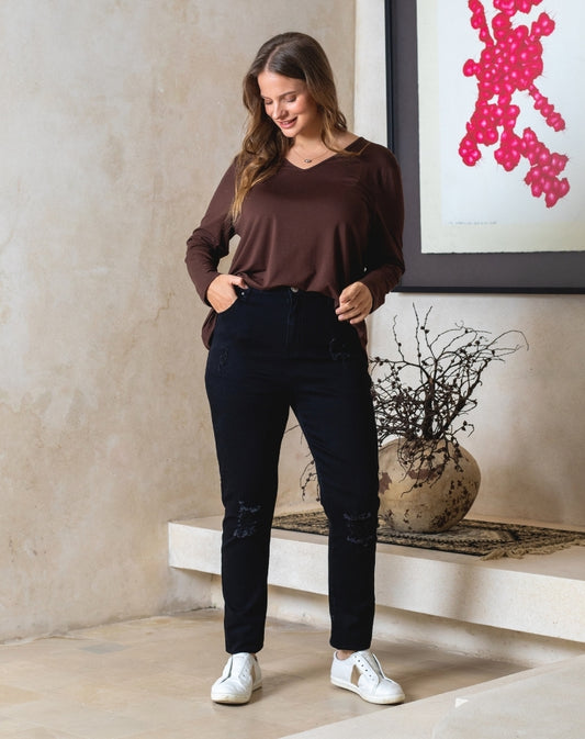 Jenny Stretch Jean - Black