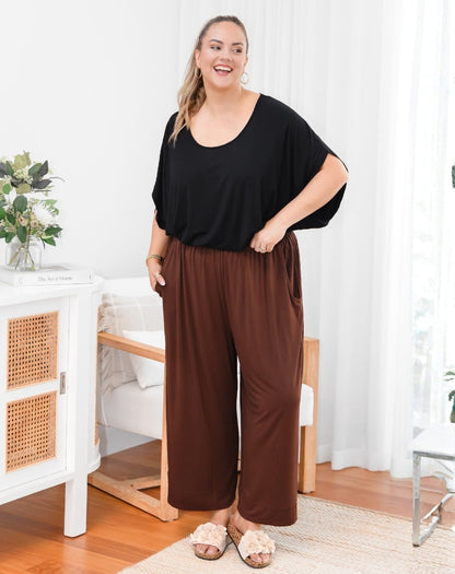 Bamboo Sammie Pant - Coffee
