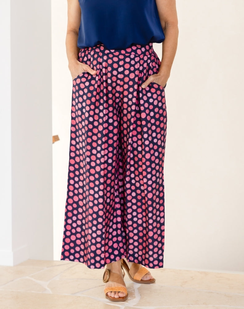 Bonnie Pant - Navy Spot
