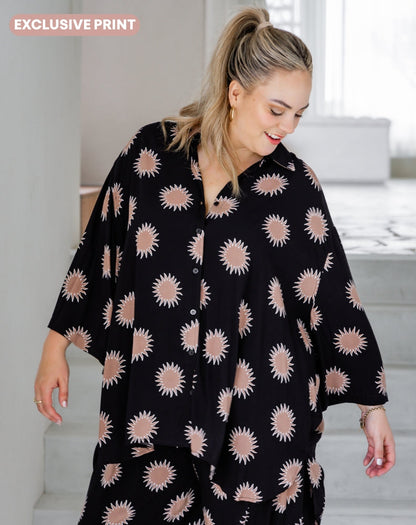 Millie Oversized Top - Sunrise
