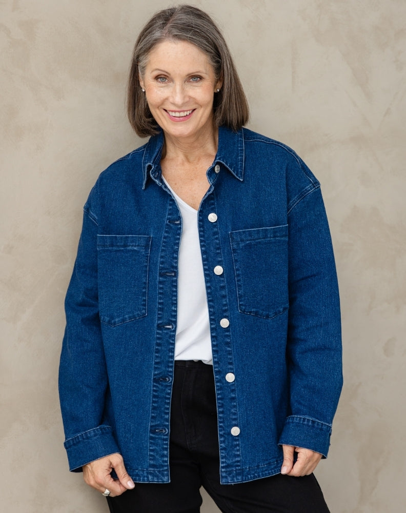 Sloane Denim Shacket