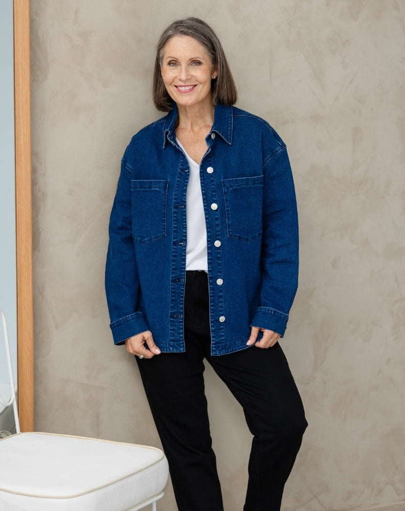Sloane Denim Shacket