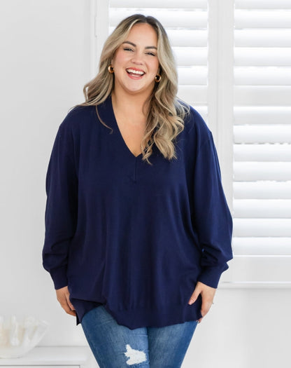 Angel Knit - Navy