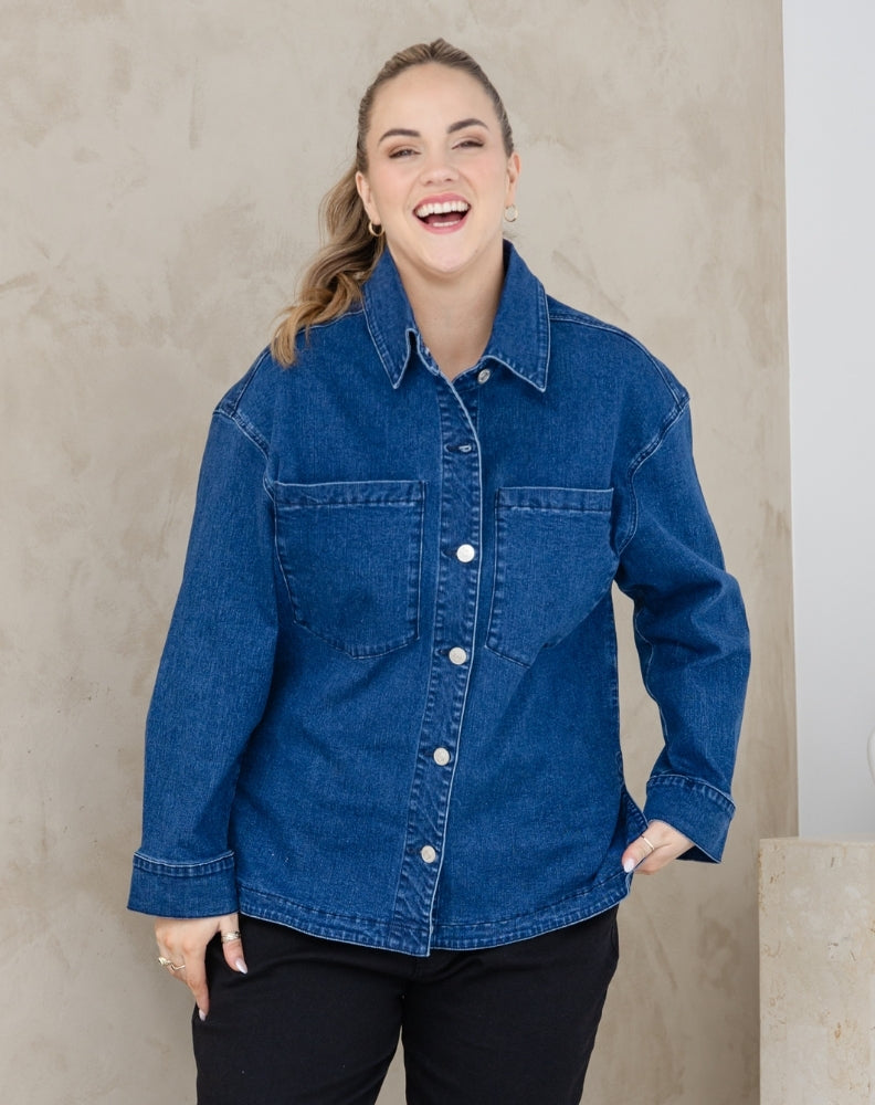 Sloane Denim Shacket