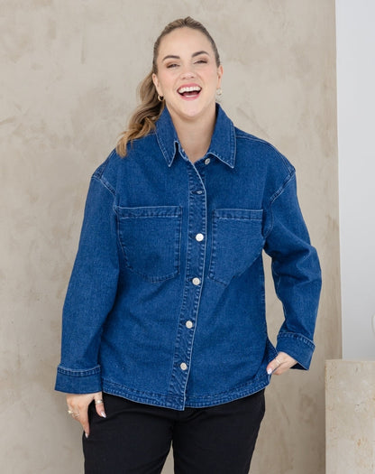 Sloane Denim Shacket