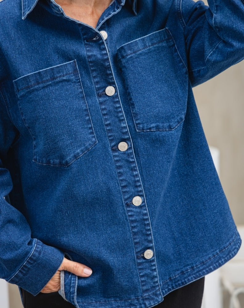Sloane Denim Shacket