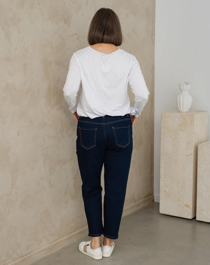 Mum Jeans - Blue Denim