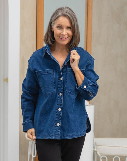 Sloane Denim Shacket