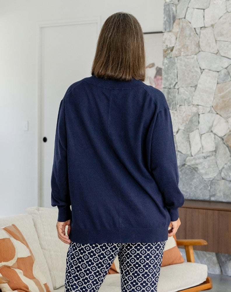 Angel Knit - Navy