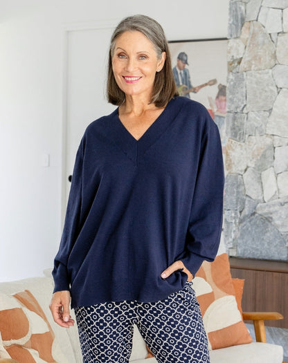Angel Knit - Navy