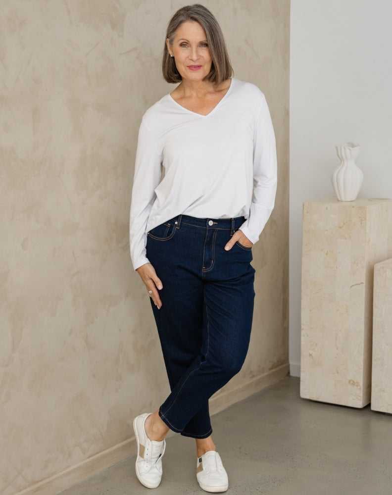 Mum Jeans - Blue Denim