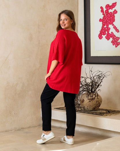 Drew Knit - Red