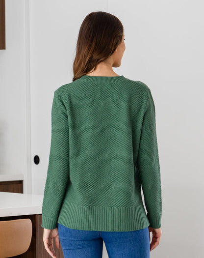 Maple Cotton Knit - Sage